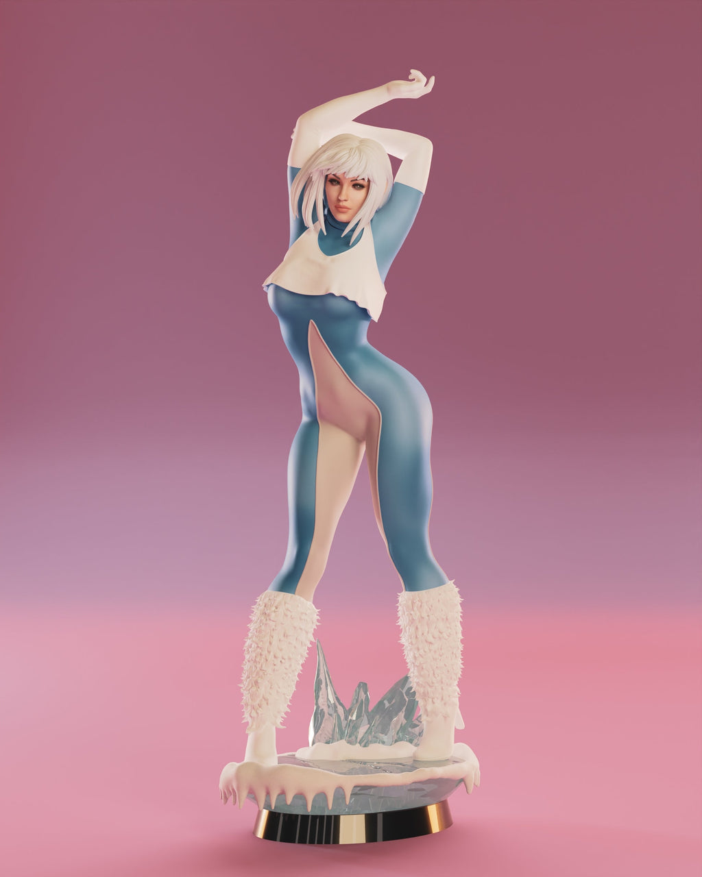 Lindenking Customize Garage Kit Ice Model GK Figure Unpainted Comics Collections