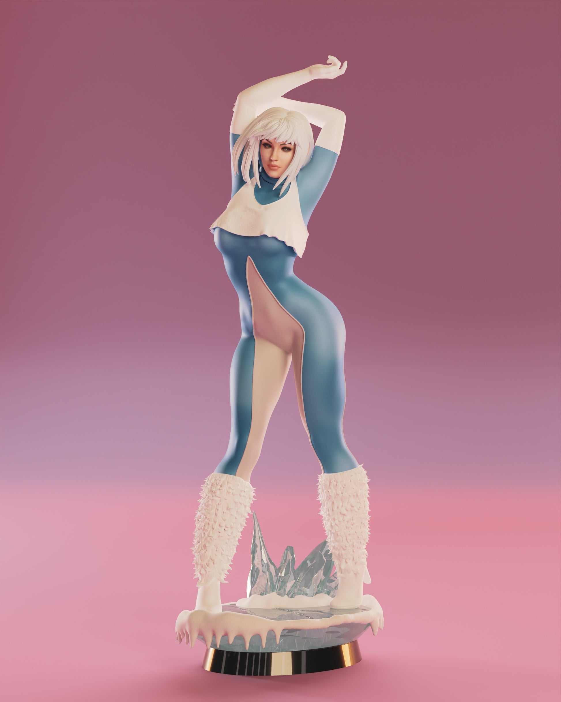 Lindenking Customize Garage Kit Ice Model GK Figure Unpainted Comics Collections