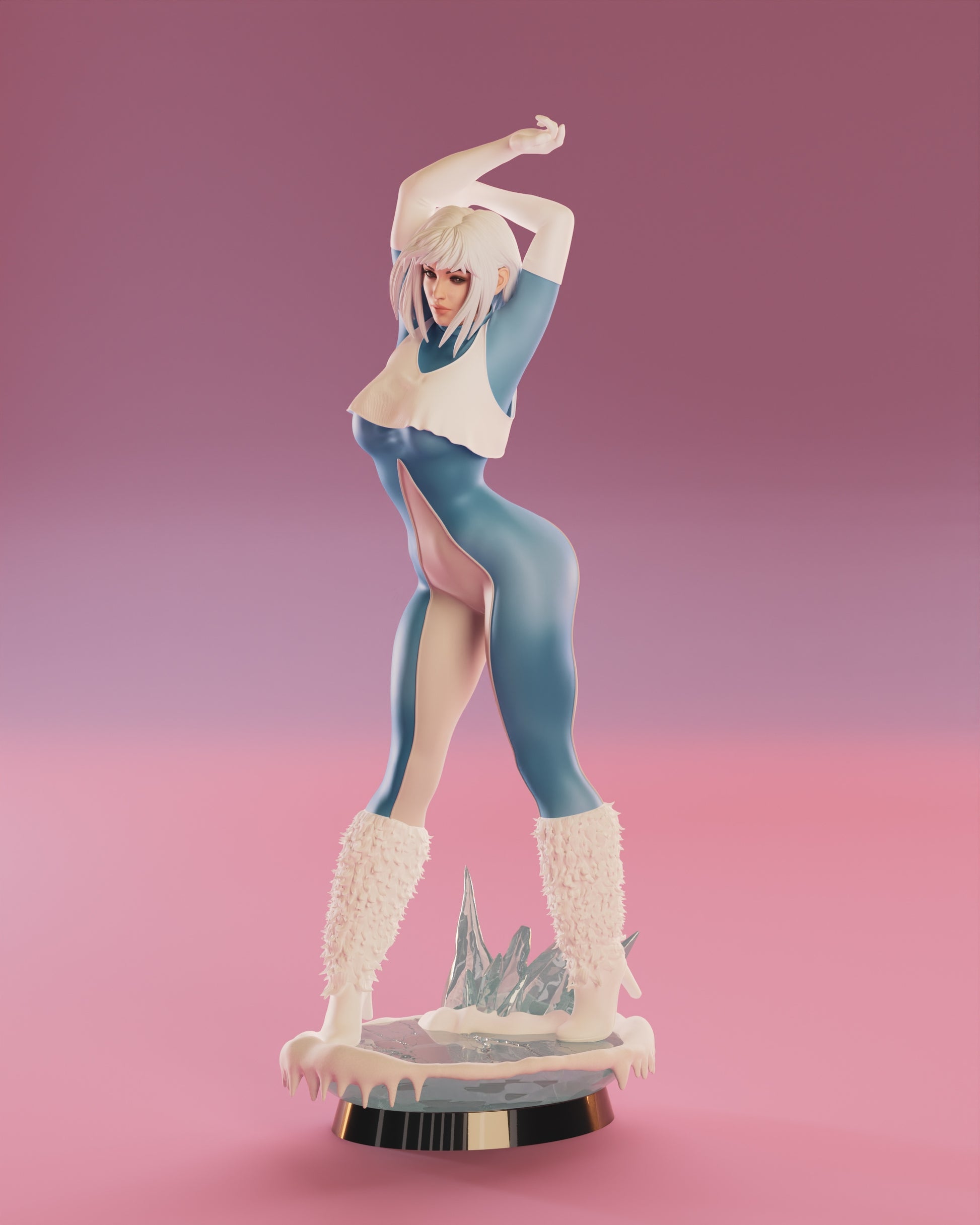 Lindenking Customize Garage Kit Ice Model GK Figure Unpainted Comics Collections