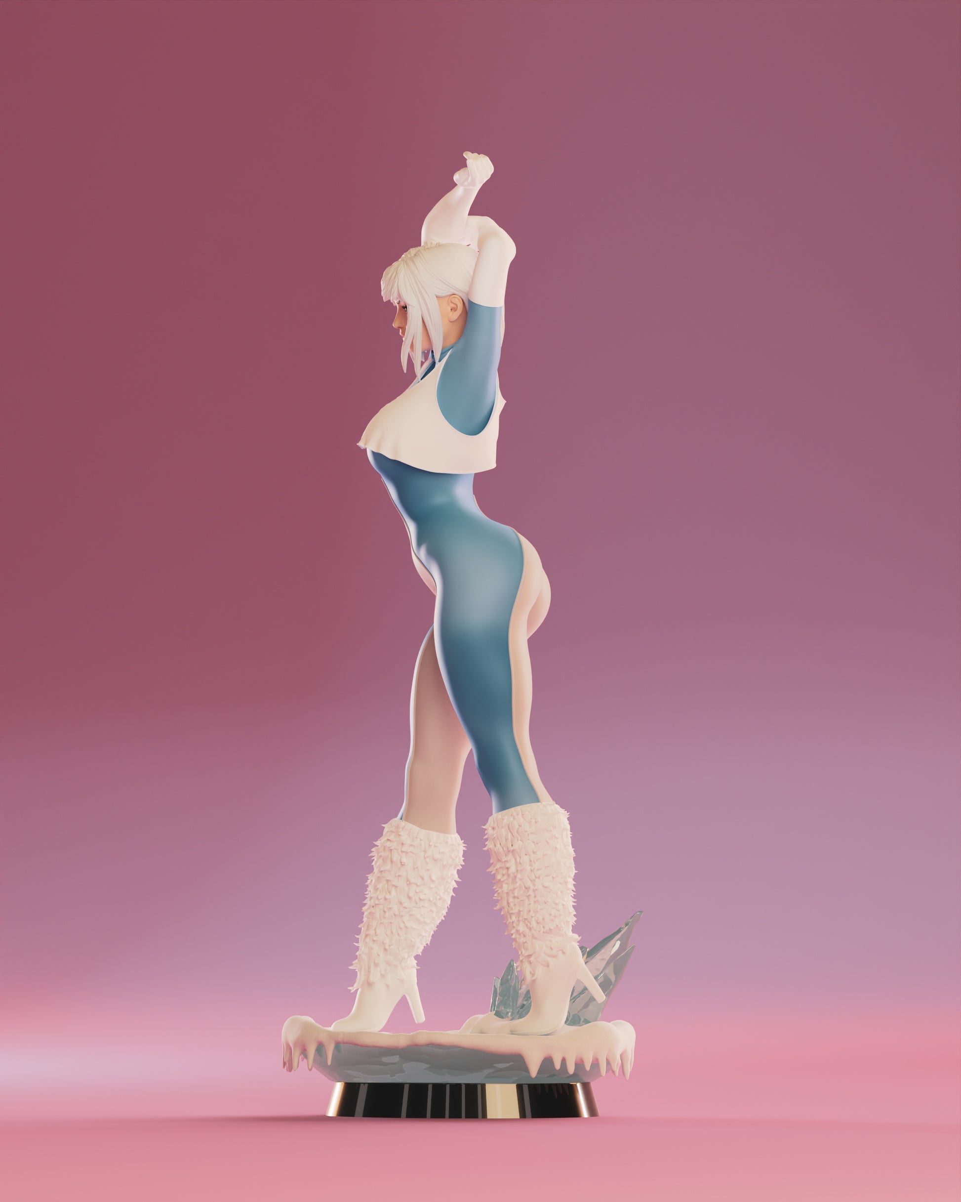 Lindenking Customize Garage Kit Ice Model GK Figure Unpainted Comics Collections