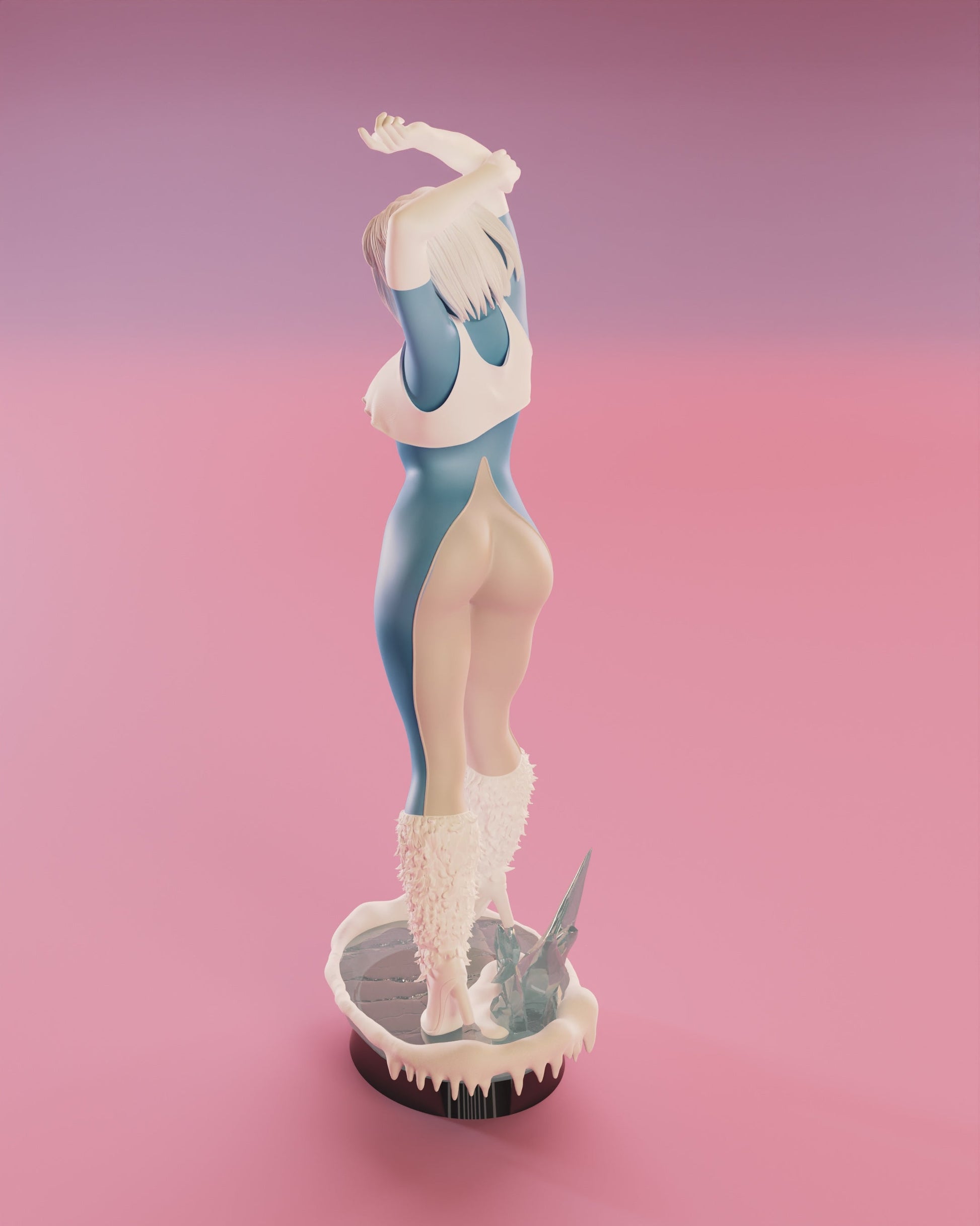 Lindenking Customize Garage Kit Ice Model GK Figure Unpainted Comics Collections