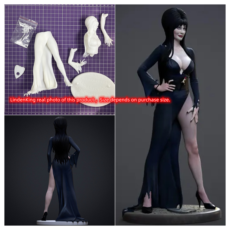 Lindenking Elvira Customize Garage Kit Model GK Figure Unpainted Comics Collections
