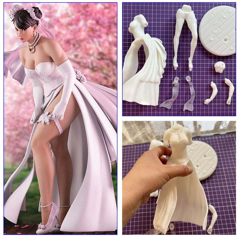 Lindenking Chun Li - Street Fighter 3D Printing Garage Kit GK Figure Unpainted Collections