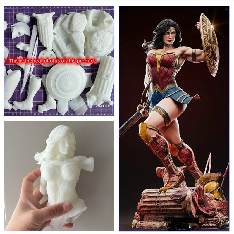 Lindenking Wonder Woman Customize Model GK Figure Unpainted Comics Collections